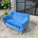 Sofa Băng Xanh Nhung Giá Rẻ - SF1