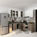 Tủ Bếp Chữ L Thiết Kế Thông Minh Cho Căn Hộ - TB07