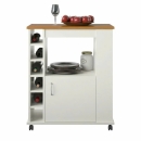 Tủ Bếp Mini Gỗ Đa Năng Có Bánh Xe - TB41