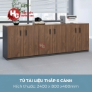 Tủ Tài Liệu Thấp 6 Cánh - THS263