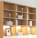 Tủ Hồ Sơ Tối Giản Có Kệ Trưng Bày - THS319