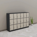 Tủ Locker 18 Ngăn Thiết Kế 3 Hàng 6 Cột - TLK85