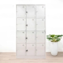 Tủ Locker 3 Khoang 12 Ngăn Cao Cấp- TLK36