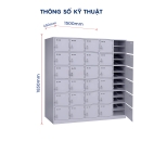 Tủ Locker Lưu Trữ Tiện Lợi 30 Ngăn - TLK42