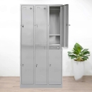 Tủ Locker Bằng Sắt Treo Quần Áo 6 Ngăn - TLK47