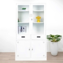 Tủ Locker 2 Cánh Kéo Trong Suốt Màu Trắng - TLK51