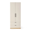 Tủ Quần Áo Gỗ 2 Cánh Và 2 Ngăn Kéo Sang Trọng - TQA28