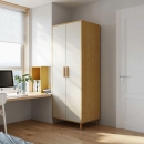 Tủ Quần Áo Gỗ 2 Cánh Tối Giản - TQA24