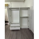 Tủ Quần Áo Gỗ 4 Cánh Kèm 2 Ngăn Kéo Tiện Lợi - TQA43