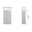 Tủ Quần Áo Gỗ Cửa Lùa Tiết Kiệm Diện Tích - TQA29