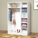 Tủ Quần Áo Gỗ Kèm Kệ Để Đồ Gọn Gàng - TQA40