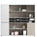 Tủ Tài Liệu Hiện Đại Thiết Kế Ngăn Kệ Hở Phân Tầng Bất Đối Xứng - THS337