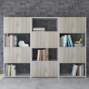 Tủ Tài Liệu Nhiều Ngăn Kết Hợp Kệ Trang Trí  - THS376