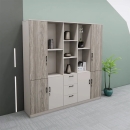Tủ Văn Phòng Cao Cấp Hệ Cánh Gỗ Và Ngăn Kéo Giữa - THS399