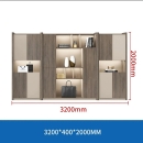 Tủ Văn Phòng Phân Ngăn Đa Năng Tích Hợp Đèn LED Trang Trí - THS383