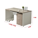 Bàn Làm Việc Gỗ Có Kệ PU Đa Năng  - BG9