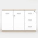 Tủ Gỗ Tài Liệu Thấp 2 Cánh 3 Ngăn - THS132