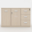 Tủ Gỗ Tài Liệu Thấp 2 Cánh 3 Ngăn - THS132