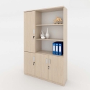 Tủ Hồ Sơ Gỗ 1 Cánh Có Kệ Trang Trí - THS89