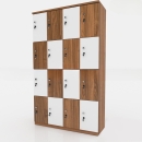 Tủ Locker 16 Cánh Màu Kẻ Caro Hiện Đại - TLK26