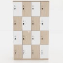 Tủ Locker 16 Cánh Màu Kẻ Caro Hiện Đại - TLK26