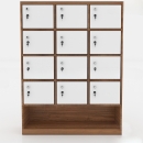 Tủ Locker 12 Cánh 3 Khoang Có Kệ Giày - TLK31