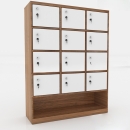 Tủ Locker 12 Cánh 3 Khoang Có Kệ Giày - TLK31