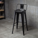 Ghế Bar ToLix Sắt Có Tựa Lưng - QB7