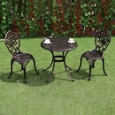Bàn Cafe Nhôm Đúc Sân Vườn Ngoài Trời - SV29