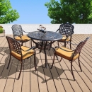 Bộ Bàn Ghế Sân Vườn Nhôm Đúc Bền Bỉ - SV43