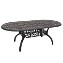 Bàn Sân Vườn Nhôm Đúc Oval Sang Trọng - SV53