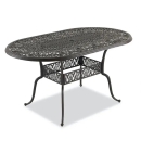 Bàn Sân Vườn Nhôm Đúc Oval Sang Trọng - SV53