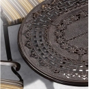 Bàn Sân Vườn Nhôm Đúc Oval Sang Trọng - SV53