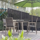 Bộ Bàn Ghế Sân Vườn 4 Ghế Có Tay Tiện Lợi - SV59