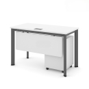 Bàn Làm Việc Chân Trụ Có Hộc - BLV40