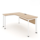 Bàn Làm Việc Góc L Có Yếm Gỗ - BLV16