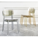 Ghế Cafe Tiếp Khách Nhựa Mica Trong Suốt - CF23