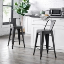 Ghế Bar ToLix Sắt Có Tựa Lưng - QB7