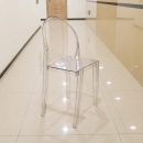 Ghế CaFe Tiếp Khách Nhựa Trong Suốt Không Tay - CF31