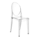 Ghế CaFe Tiếp Khách Nhựa Trong Suốt Không Tay - CF31