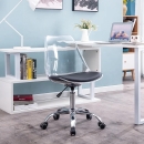 Ghế Cafe Tiếp Khách Emes Chân Xoay Trong Suốt - CF41