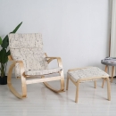 Ghế Thư Giản Đọc Sách Có Gác Chân Tiện Lợi  - GTG8