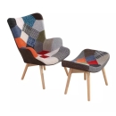 Ghế Thư Giản Eames Bành Thổ Cẩm - GTG02
