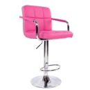 Ghế Bar Bọc Da Lưng Vuông Có Tay - QB19