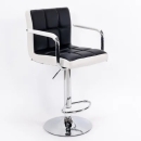 Ghế Bar Bọc Da Lưng Vuông Có Tay - QB19