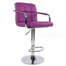 Ghế Bar Bọc Da Lưng Vuông Có Tay - QB19