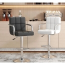 Ghế Bar Bọc Da Lưng Vuông Có Tay - QB19