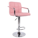 Ghế Bar Bọc Da Lưng Vuông Có Tay - QB19