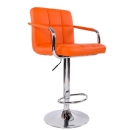 Ghế Bar Bọc Da Lưng Vuông Có Tay - QB19