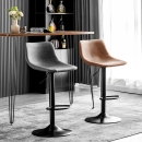 Ghế Bar Lưng Da Chân Sắt Tăng Giảm - QB30